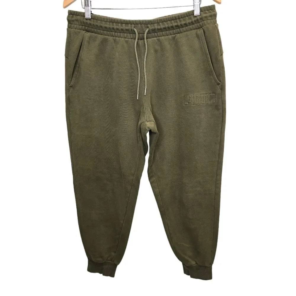 PUMA Men's Fleece Jogger Forest Green Sz L